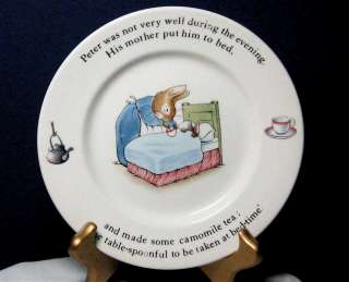   Beatrix Potter™ Peter Rabbit™ Plate Peter & Camomile Tea  