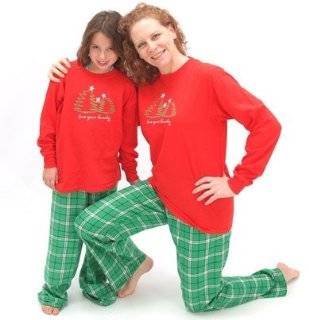 Christmas Tree Holiday Adult Apparel Clothing Sets with Matching 