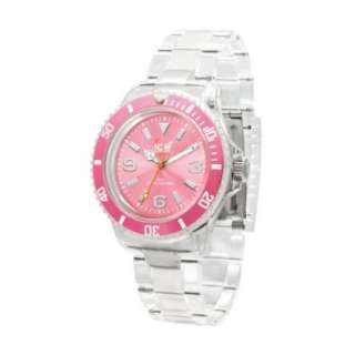 Ice Watch Womens CL.PK.S.P.09 Classic Collection Pink Dial Clear 