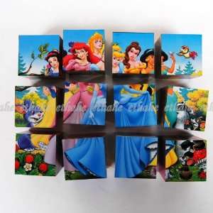   Disney Princess 3d Jigsaw Puzzle Magic Cube 12pcs Toys & Games