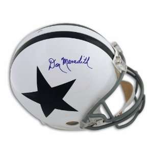  Autographed Don Meredith Dallas Cowboys White Throwback 