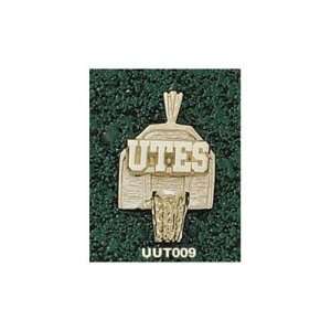    University of Utah Utes Backboard Pendant (14kt)