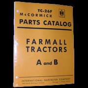 FARMALL BN Antique Tractor Parts Catalog / Manuals IH  