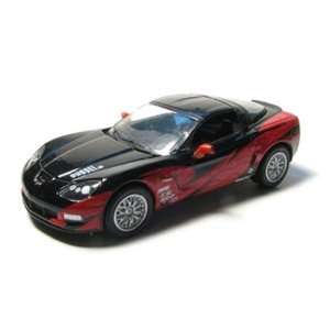  2008 Chevy Corvette Z06 1/64 Black w/Red Toys & Games