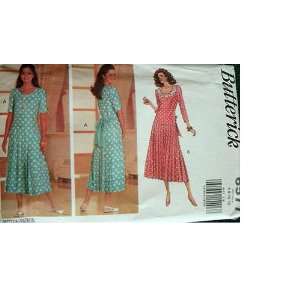com MISSES DRESS SIZE 6 8 10 12 BUTTERICK AVERAGE DIFFICULTY PATTERN 