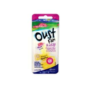  Oust Odor Eliminator Portable Air Fan Refill, Floral Scent 