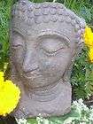 Buddha head Bust Garden statue caste lava stone Abstract Asian 