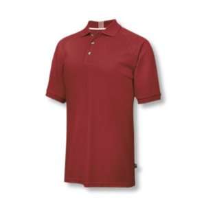 Adidas 2007 Mens ClimaLite Stretch Pique Polo Shirt   University Red 
