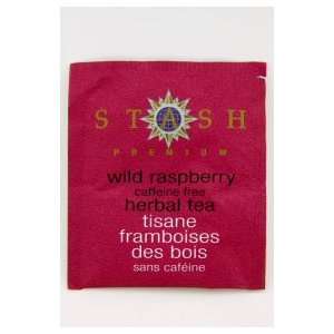 Stash Wild Raspberry Herbal Tea (Box of 30)  Grocery 