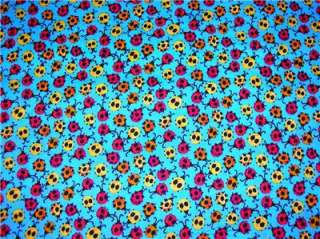 New Ladybugs Fabric BTY Insect Bug  