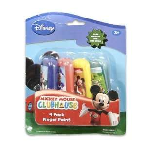    Mickey Finger Paints, 4 Pack 50 ML Tube Case Pack 24 Toys & Games