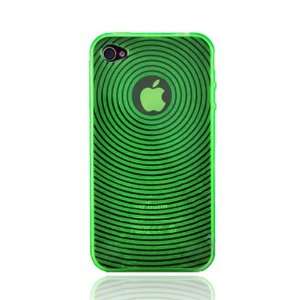   Back Screen Protector for iPhone 4   Green Cell Phones & Accessories