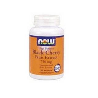 NOW Foods Black Cherry Fruit Extract, 90 Vcaps