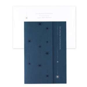 Falling Stars Holiday Greeting Cards by Checkerboard