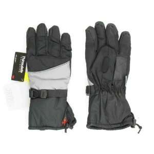  New Core Black & Gray Snowboard Ski Gloves Mens Sports 