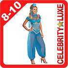 New Genie Belly Dancer Arabian Turkish Ladies Dress Party Costume S M 