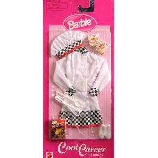  Barbie Cool Career Fashions CHEF, POLICE OFFICER w Dog 