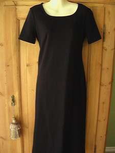Hanna Andersson Dress Black Stretch Cotton Blend XS  