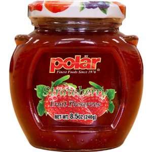 Strawberry Fruit Preserves 12 Pack of 8.5 Oz Jars  Grocery 