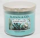 Bath & and Body Works SEASIDE ESCAPE Candle 3 Wick 14.5 oz Shell 
