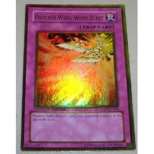  Yugioh GLD2 EN048 Phoenix Wing Wind Blast Gold Rare Toys & Games
