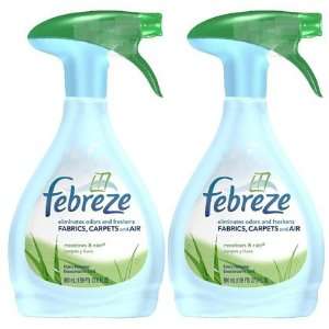 Febreze Fabric Refresher, Meadows & Rain, 27 oz 2 ct (Quantity of 3)