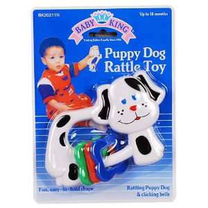  Baby King Puppy Dog Rattle Toy Baby