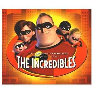  Incredibles Original Movie Poster, 27.25 x 23 (2004 