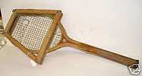 Spalding wood frame tennis racquet early 1900s  