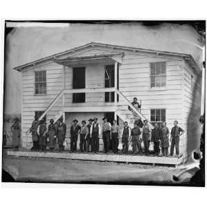 Civil War Reprint Washington, District of Columbia. Mess house at 
