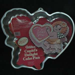 Wilton CUPIDs DELIGHT cake pan angel heart valentines day  