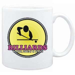  New  Billiards  Blood , Sweat & Tears Retro  Mug 