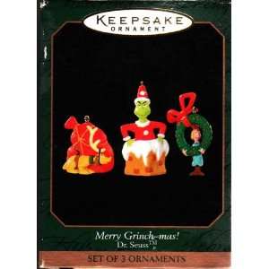  Keepsake Merry Grinch mas Christmas Ornament