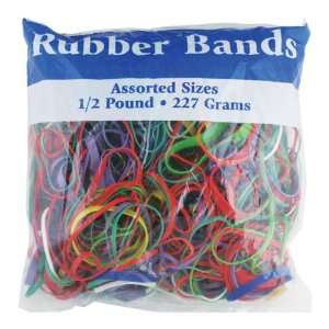   Dimensions 227g/ 0.5 lbs. Rubber Bands, Case Pack 48