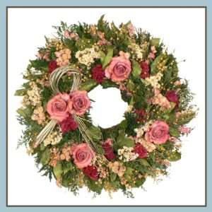  Sanibel Rose Wreath 22 inch