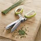 RSVP 5 Blade Herb Scissors SNIPS Shears FREE COVER/CLEANER Stainless 