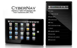 CyberNav   Android 2.2 Tablet GPS Navigator with 7 Inch Touchscreen 