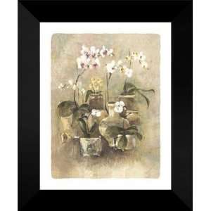  Cheri Blum FRAMED Art 15x18 Arrangement Of Orchids II 