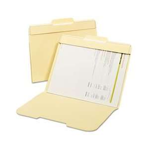 Secure File Folders, Top Tab, Letter, Manila, 50/Box