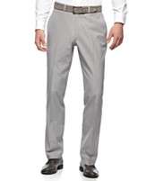 Kenneth Cole New York Pants, Grey Pincord Cotton Slim Fit