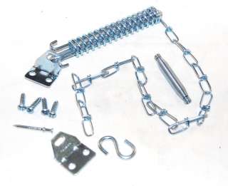 NEW ULTRA STORM DOOR SAFETY CHAIN WITH HARDWARE  