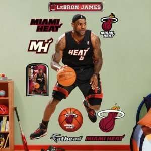  LeBron James Away Miami Heat Fathead NIB 