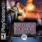 Medal of Honor Underground (Sony PlayStation, 2000) 014633142389 