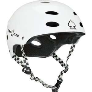  Protec (ace) Gloss White Medium Helmet Skate Helmets 