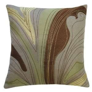 Company 91805 Dune  Pillow  20X20  Wool Felt Appliqué And Embroidery 