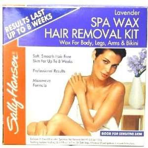  Sally Hansen Lavendar Spa Wax Hair Removal Kit for Body 