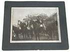Early 1900s Photo Horse Show or Hunt Riders w Top Hats Prize Ribbons