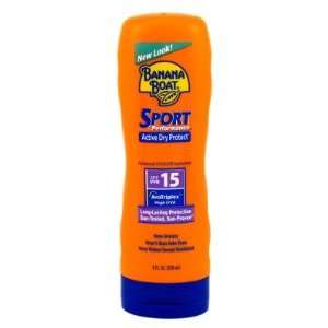 Banana Boat Sport SPF#15 8 oz. (3 Pack) with Free Nail File