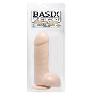 Bundle Basix Big 7 Flesh and 2 pack of Pink Silicone Lubricant 3.3 oz