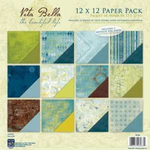     Vita Bella Collection   12x12 Paper Pack Arts, Crafts & Sewing